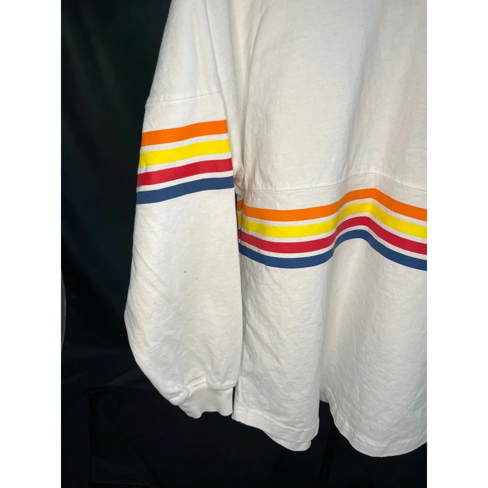 Disney‎ Walt World 1971 Spirit Jersey Long Sleeve White XS Unisex